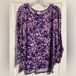 LuLaRoe Batwing Linda Top 2XL
